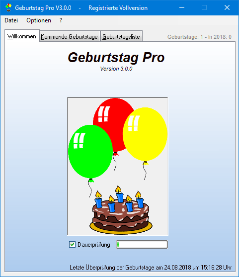 Geburtstag Pro
