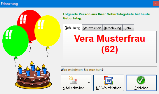 Geburtstag Pro V3 1 1 Svo Webdesign Gbr Softwareentwicklung Vertrieb